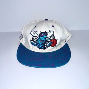 Charlotte Hornets White and Blue Cap